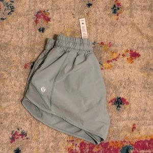 rare blue lululemon hotty hot shorts